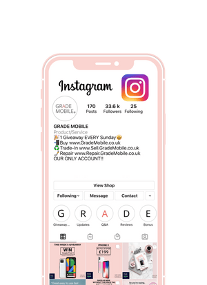 GRADE Mobile Instagram