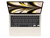 MacBook-Air-2022-Starlight-overhead-view-with-lid-open