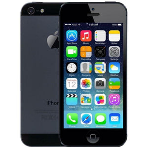 Apple iPhone 5 Unlocked Black Front Back