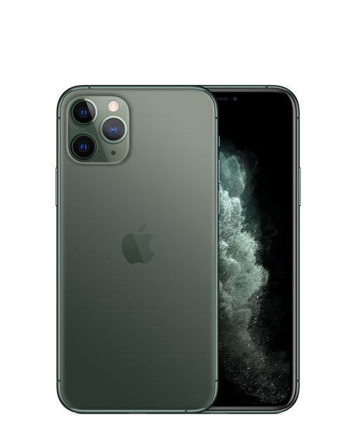 iPhone 11 Pro Unlocked Midnight Green Front Back