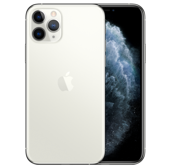 iPhone 11 Pro Max Unlocked Silver Front Back