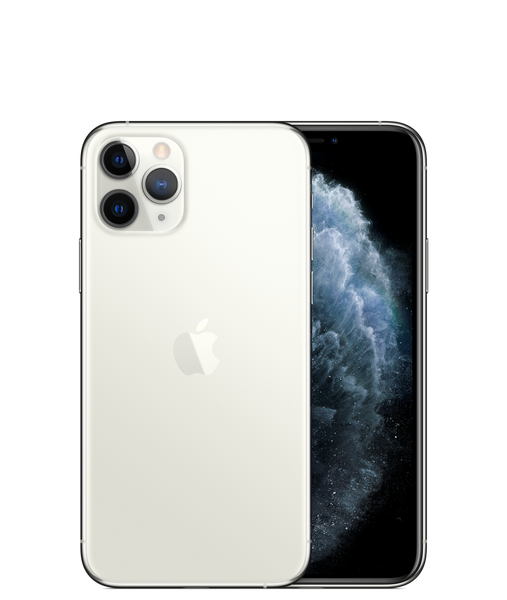 iPhone 11 Pro Max Unlocked Silver Front Back