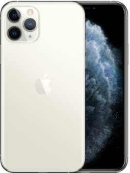 iPhone 11 Pro Unlocked Silver Front Back