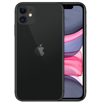 iPhone 11 Unlocked Black Front Back