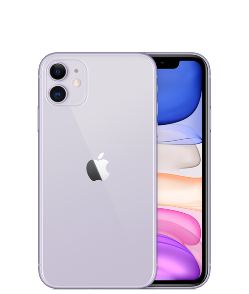 iPhone 11 Unlocked Purple Front Back