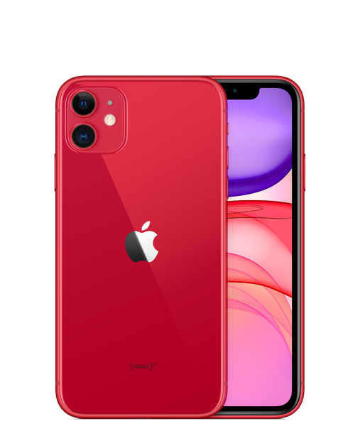 iPhone 11 Unlocked Red Front Back