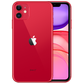iPhone 11 Unlocked Red Front Back