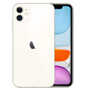 iPhone 11 Unlocked White Front Back