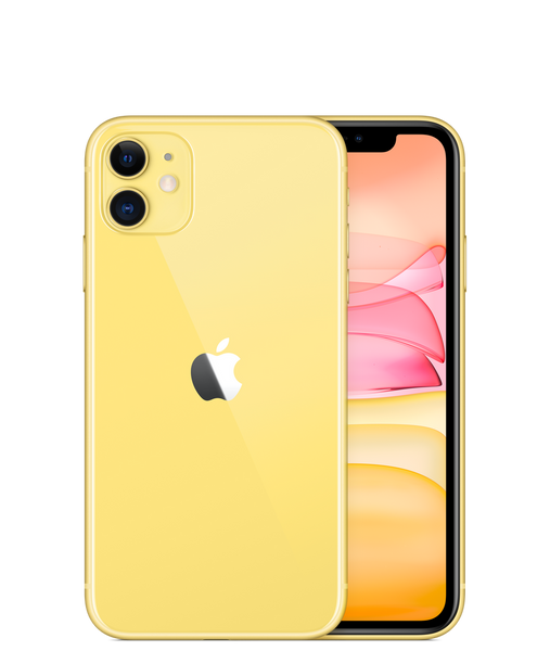 iPhone 11 Unlocked Yellow Front Back