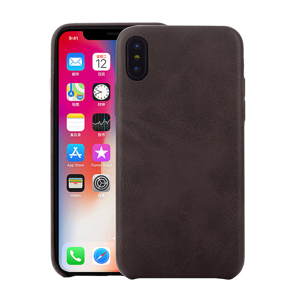 Ultra Slim PU Leather Shockproof Case X/XS