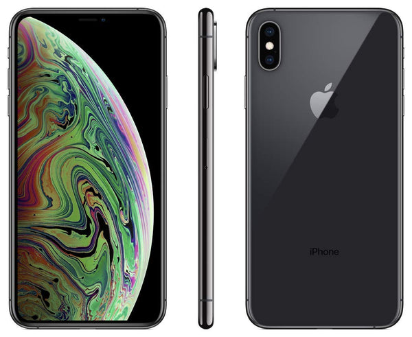 iPhone XS Max Unlocked No FaceID Grey Front Back Side