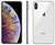 iPhone XS Max Unlocked Silver Front Back Side